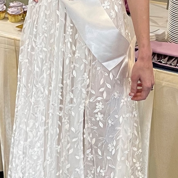 Baltic Born Marseille Embossed Maxi Dress (White) - Picture 4 of 5